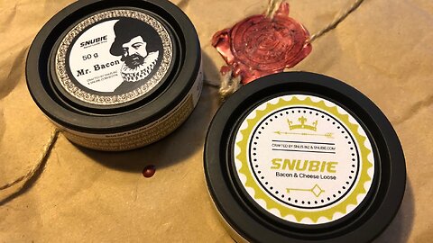 Snubie/Snus.biz Mr. Bacon Lös / Cheese & Bacon Lös Snus (2018)