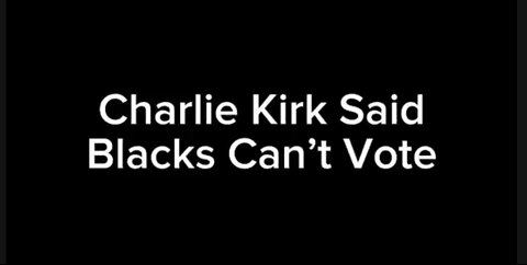 🚨 Charlie Kirk Said Blacks Can’t Vote? 😱 #ASL #deaf #signlanguage