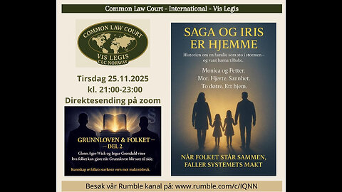 25.11.25: BARNA HJEMME! De vant! DEN RIKTIGE(Beklager tidligere feilopplastning)