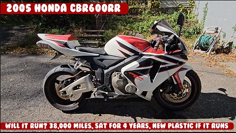 2005 Honda CBR600RR 38,000 mile Restore. Will it run? New plastics and other parts rebuild