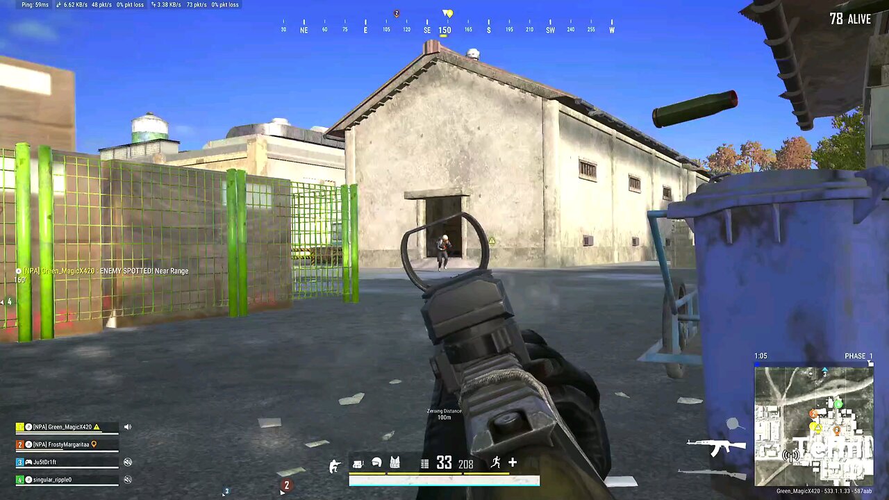 PUBG: TAEGO TERMINAL PUSH AKM DOING WORK PART 1