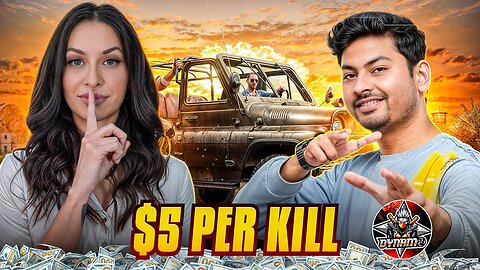 Challanging the Dynamo Gaming | For each kill I will pay him $5 | PUBG MOBILE