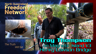 Troy Thompson on Magnetic Island Henry Lawson Bridge