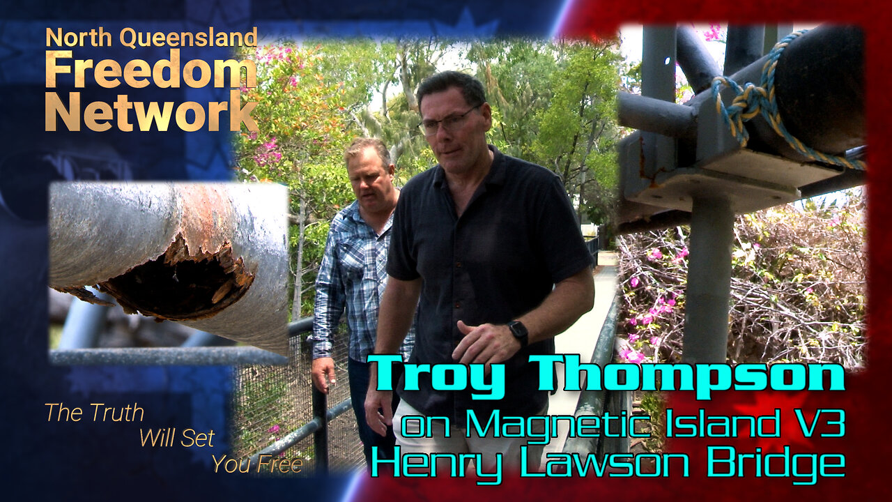 Troy Thompson on Magnetic Island Henry Lawson Bridge