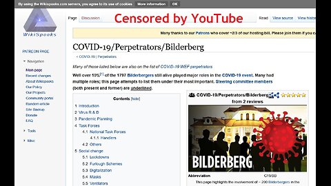 'I Think Covid Is A Decision Of The Bilderbergers, Look At Their Criminal History' Manfred Petritsch