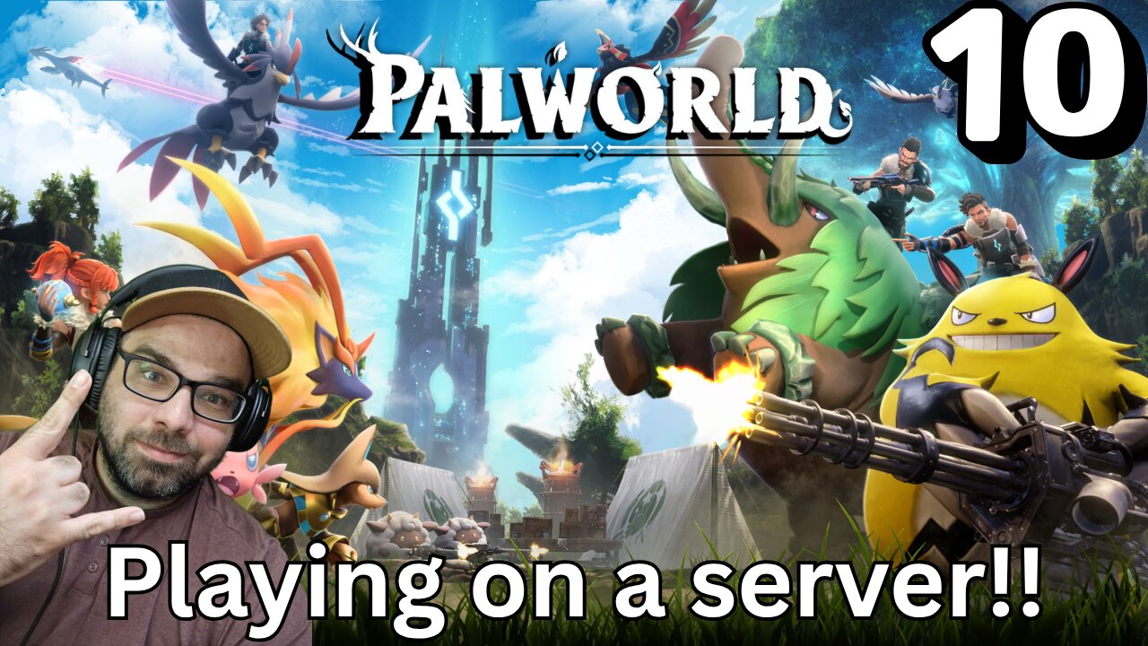 Playing Palworld on a server!! Stream 10