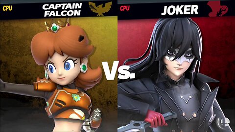 Strikers Charged Daisy (Captain Falcon) vs Female Joker [Chaos Kid SSBU Member Request]