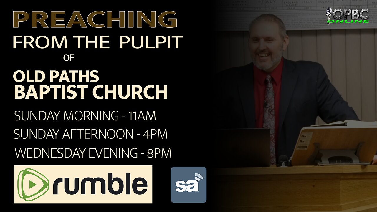 Wednesday Evening Preaching Service