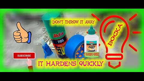 You buy new glue every day - it hardens quickly - Simple solution