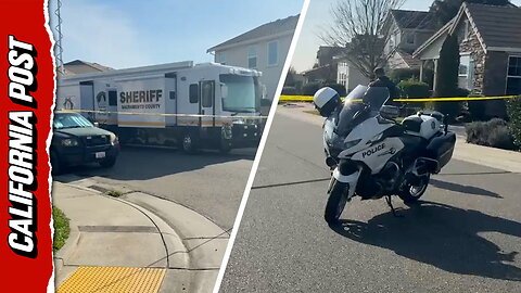 Police on scene where Sacramento family shot dead in 'booby-trapped' home