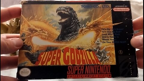 Straight Edge Game Room - Super Godzilla (SNES)
