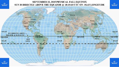 September 22, 2025 Is The Physical Fall Equinox!