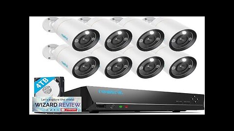 REOLINK 12MP Security Camera System Commercial 8pcs H.265 12MP PoE Security Cameras Review