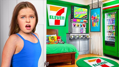 I Built a Secret 7-11 in My Daughter's Room and Hid It From Her!