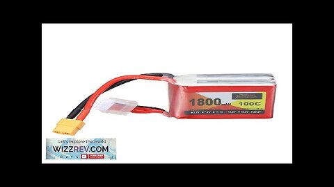 ZOP Power 14.8V 1800mAh 100C 4S LiPo Battery XT60 Plug for RC Review