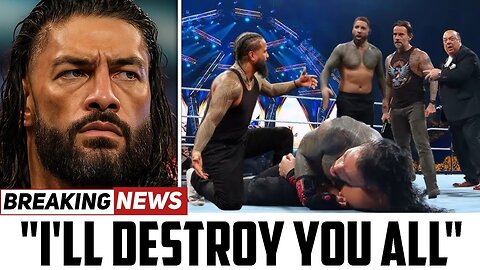 CM Punk and Jey Uso BRUTALLY Attack Roman Reigns on WWE RAW!