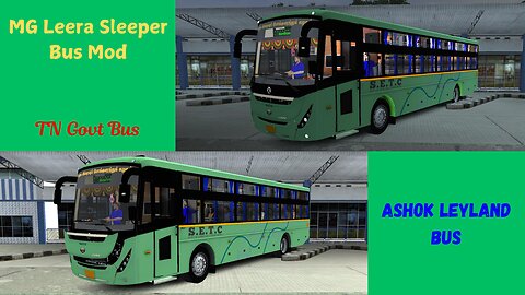 MG Leera TN Govt Bus Mod |Bus Simulator Indonesia |Bus Mod for BUSSID |Ashok Leyland Bus Mod |Gaming