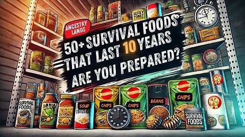 50+ Survival Foods That Last 10 Years (Are You Prepared for the Unexpected?)