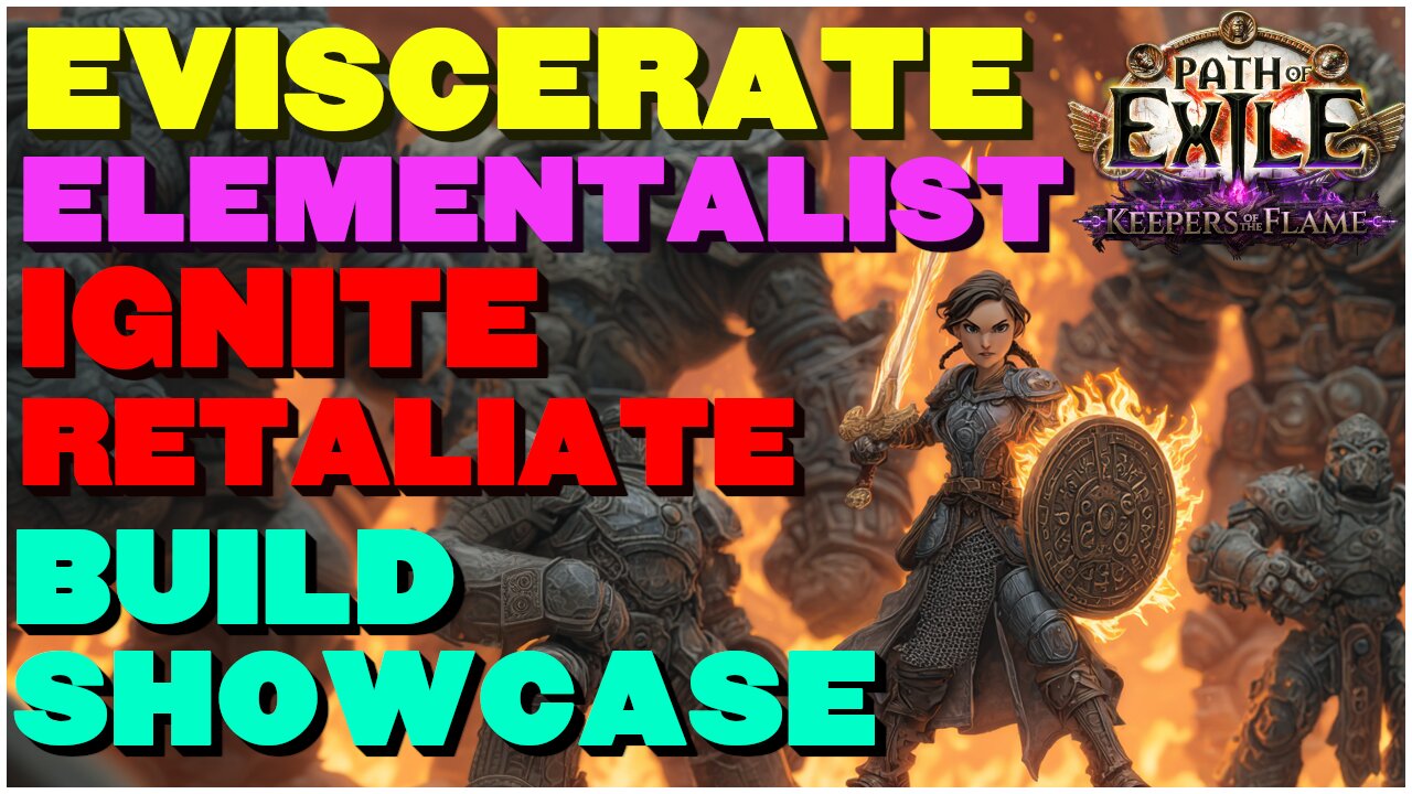 [POE 3.27] Eviscerate Ignite Elementalist Showcase! Ignite and Burn Your Way Through The Atlas!