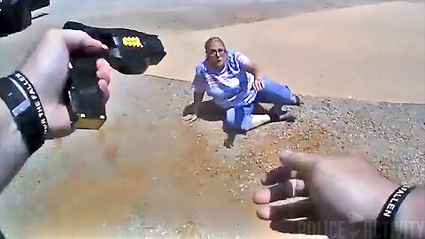 65-year-old Woman Gets Tased After Resisting Arrest and Refusing to Sign $80 Ticket#4653