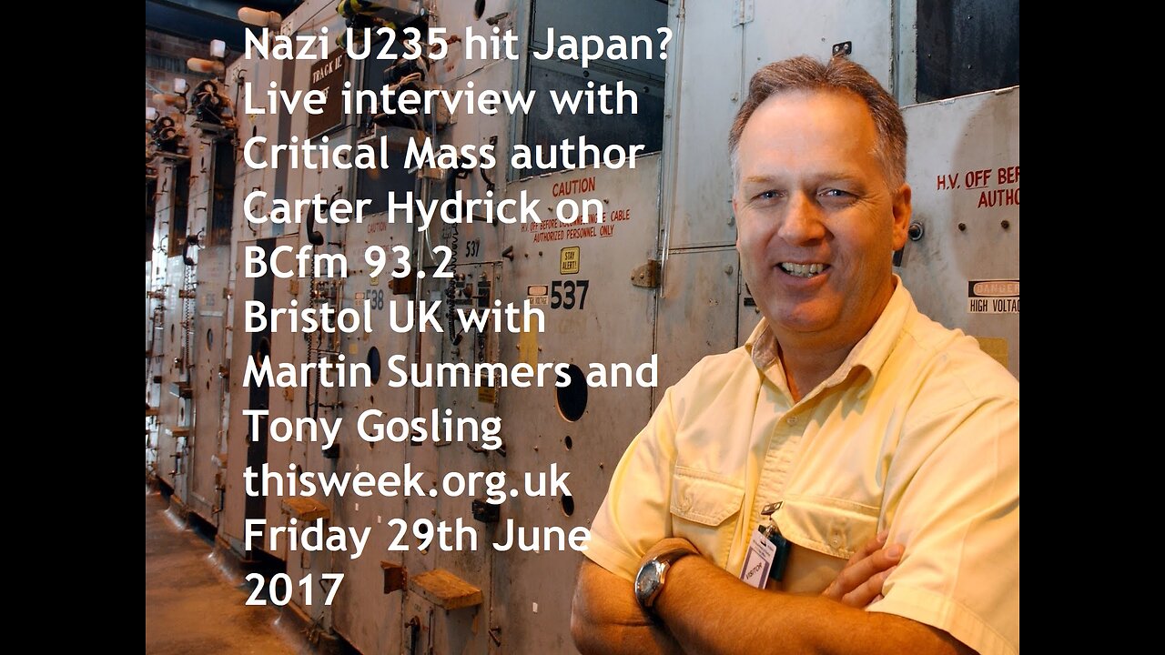 US dropped Nazi Uranium/Plutonium atom bombs on Hiroshima Japan in 1945 Carter Hydrick Critical Mass