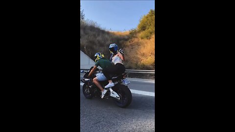 R1 Motorcycle Couple & MVAgusta Brutale 1000rr