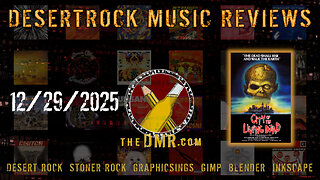 DMR LIVE - 12/29/2025 - Desert Rock & Adjacent Cool Tunes + Graphicsing