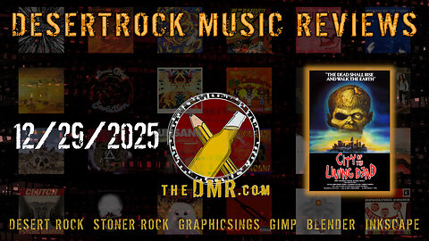DMR LIVE - 12/29/2025 - Desert Rock & Adjacent Cool Tunes + Graphicsing