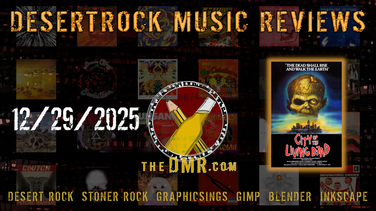 DMR LIVE - 12/29/2025 - Desert Rock & Adjacent Cool Tunes + Graphicsing