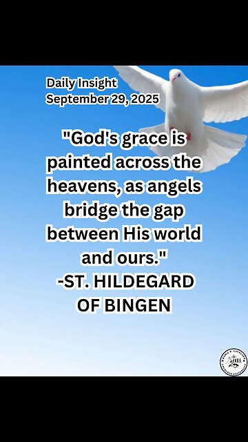 Daily Insight September 29, 2025 #faith #saint #Insight