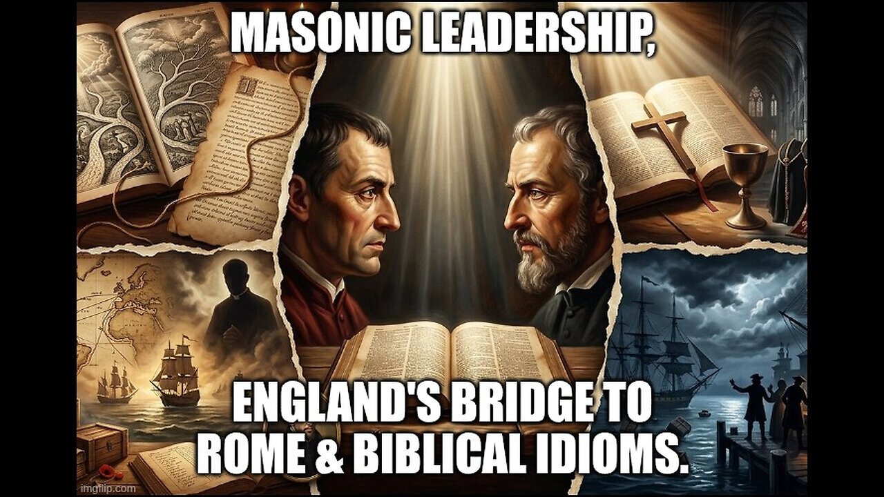 Masonic Leadership, England's Bridge to Rome & Biblical Idioms.