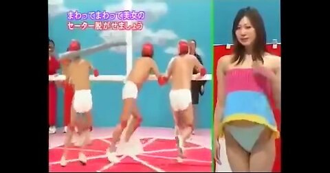 Awesome Japanese Tv show Undress the girl