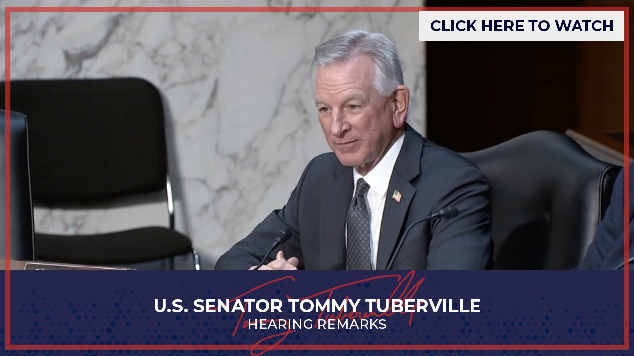 Senator Tuberville Raises Concerns for H-2A Costs at Senate Ag Hearing