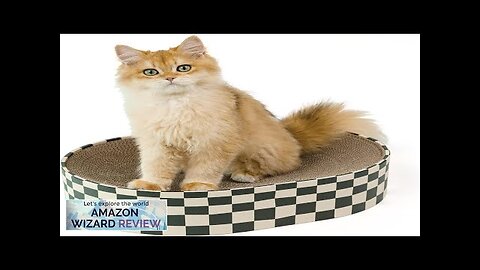 Cat Scratcher Cardboard2 in 1 Oval Cat Scratch Pad Bowl Nest Review