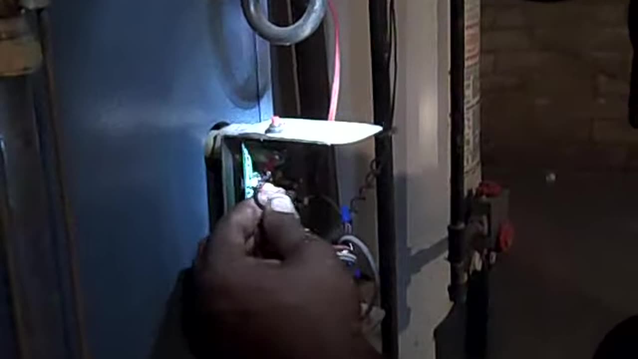 LONZO CHECKING OUT BOILER ON PENNINGTON ST