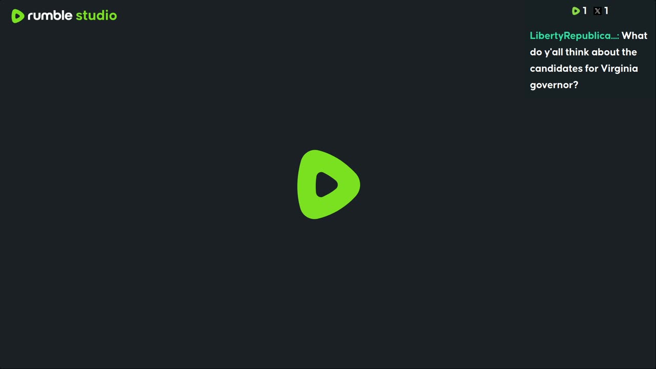 Intro Stream - VA Governor's Race!