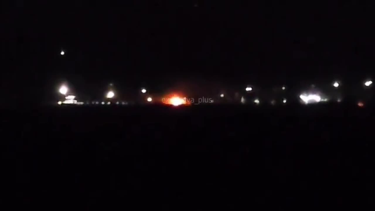 🛳️💥 Operational control from a vessel anchored near the port of Tuapse at the time