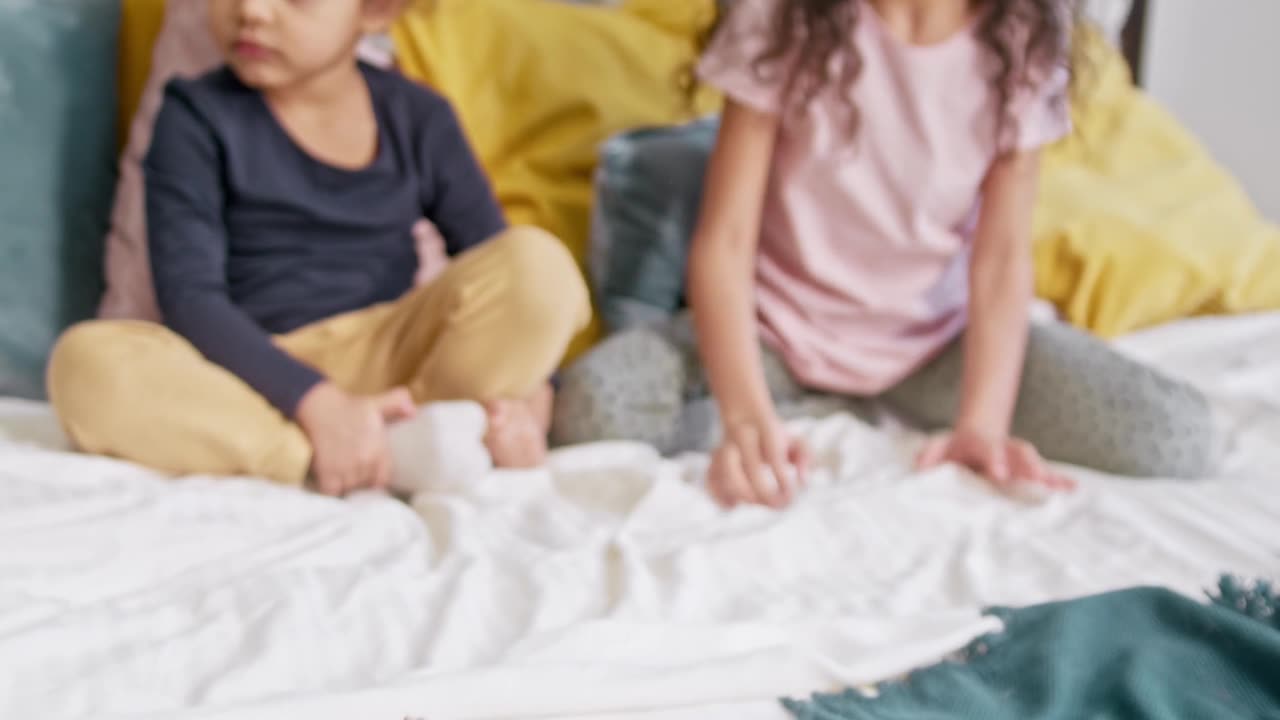 Children and their Funny Cat