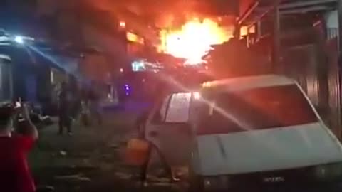 Fireworks explosions have destroyed at least 50 businesses in San Pedro Sula, Honduras