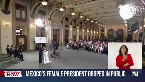 Mexico’s First Female President Pressing Charges After Man Tried To Kiss & Grope Her In Public