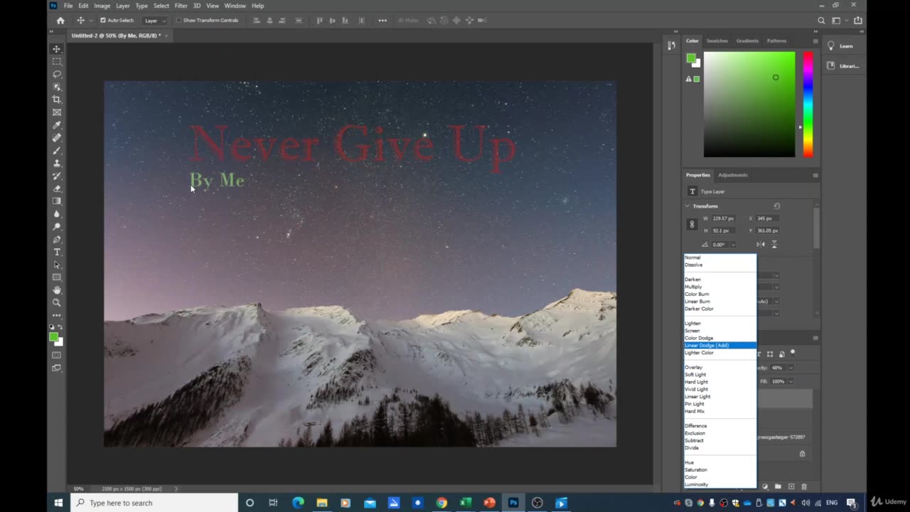 Adobe Photoshop CC-Basic Photoshop training-007 Working with layers Part 1
