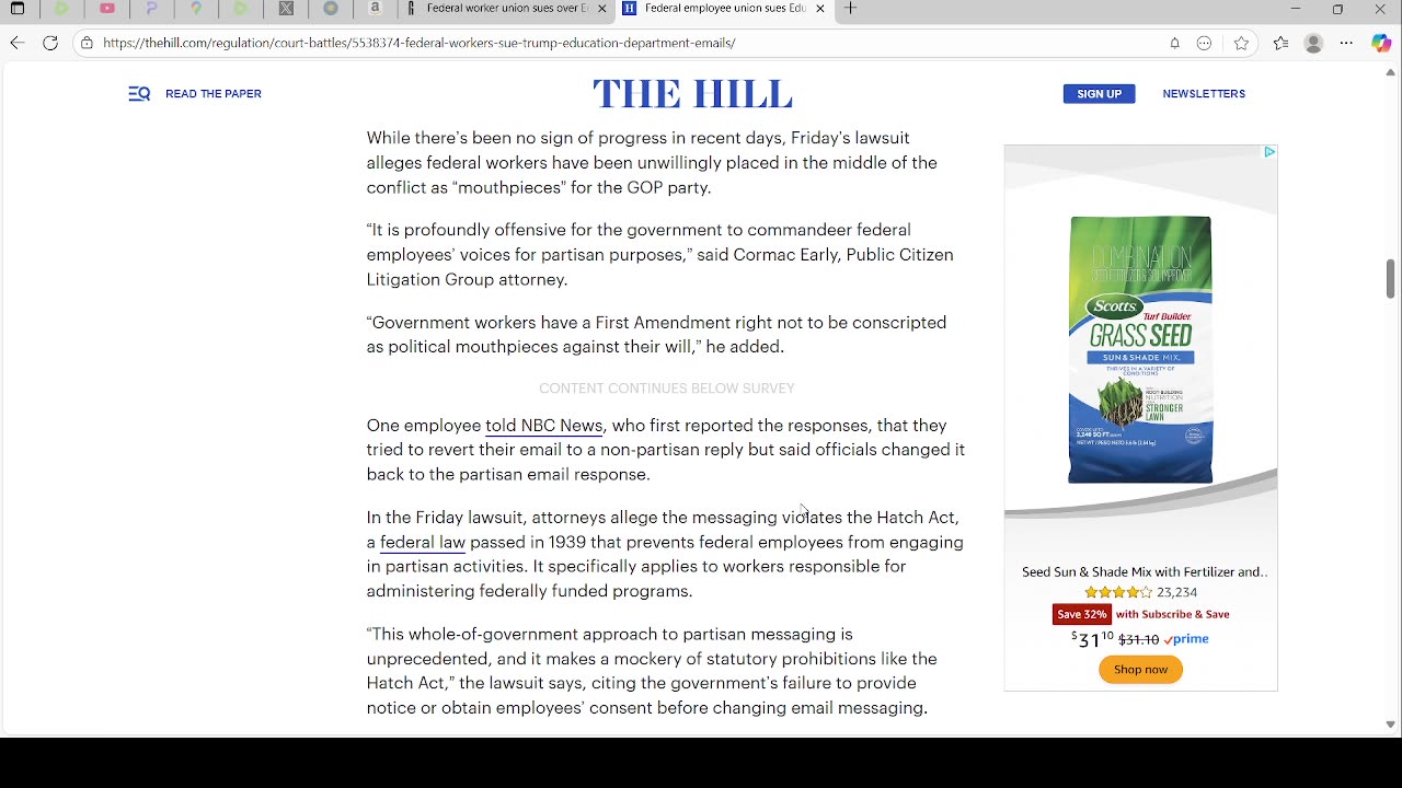 Federal Union Files Frivolous Suit