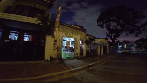 A Little Bit Eerie on Beta Street in Marikina City in the Philippines