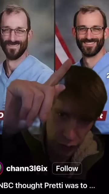 MSNBC thought Alex Pretti was too ugly to be martyred, so they face tuned him