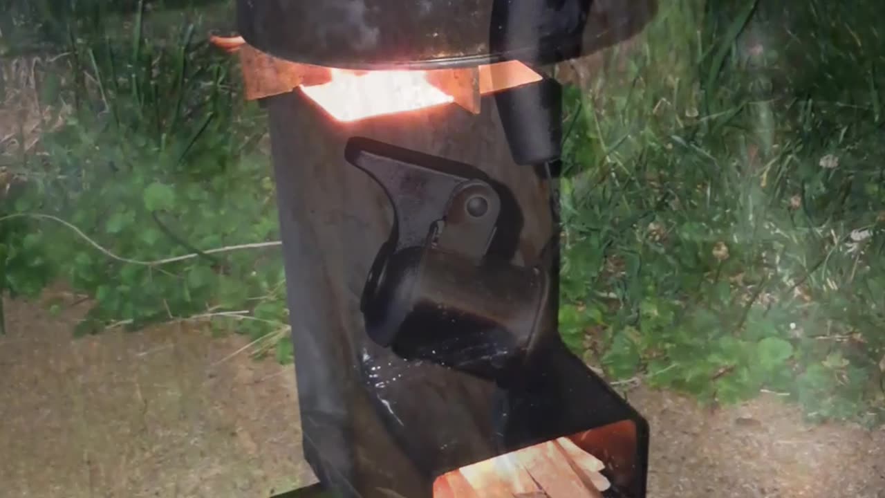 Rocket stove weather is here.