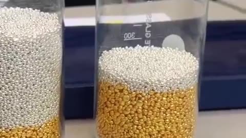 Refining gold to remove impurities...