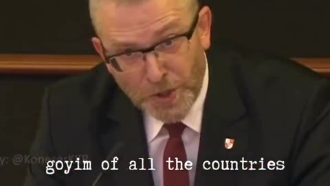 Polish Presidential Candidate Grzegorz Braun "GOYIM of all the countries.....UNITE!"