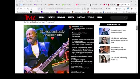 Limp Bizkit Bassist Sam Rivers Dead at 48