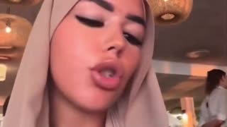 A hijabi woman in Sicily claims that Italians are racist because they look at her strangely.