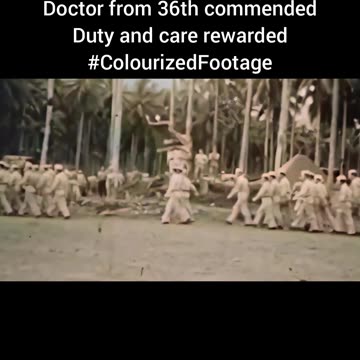 Award Ceremony Milne Bay 1943-1